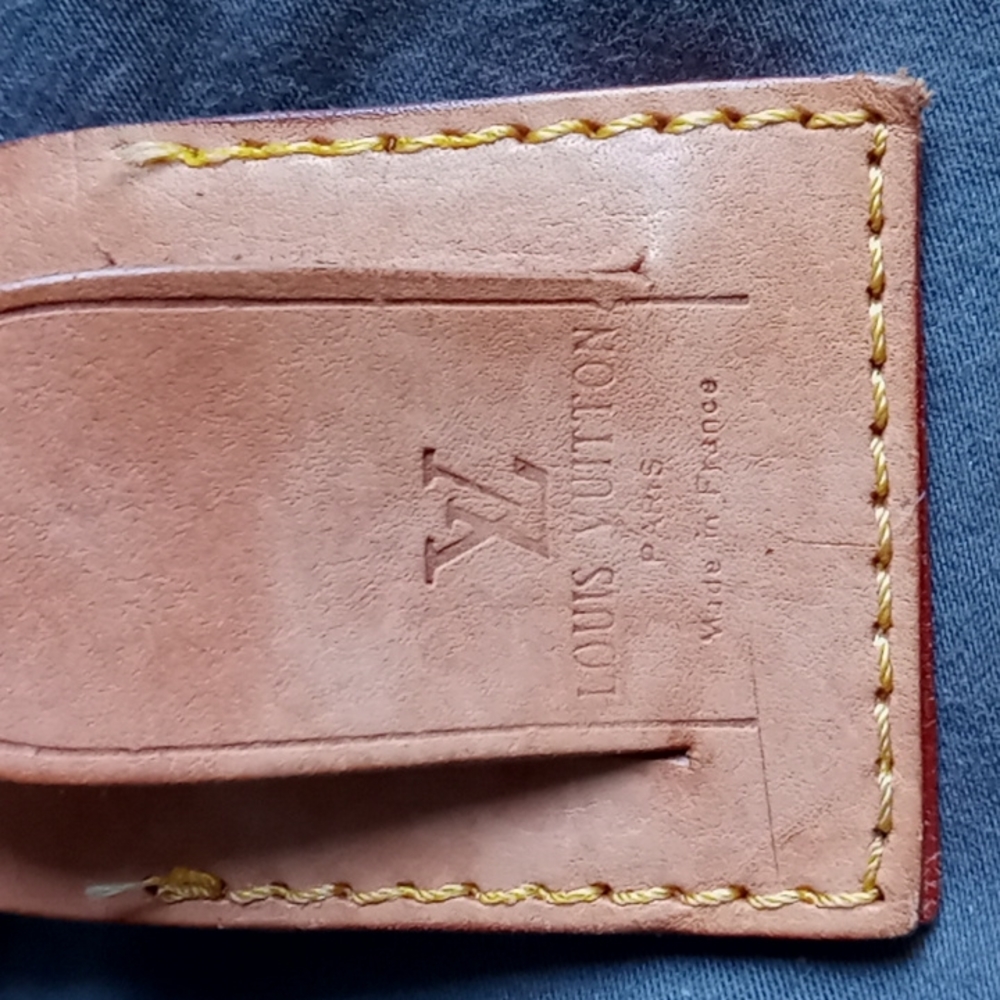 Louis Vuitton luggage name tag